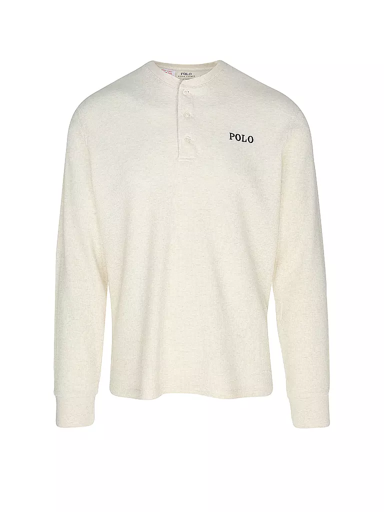 POLO RALPH LAUREN Pyjamashirt HENLEY creme