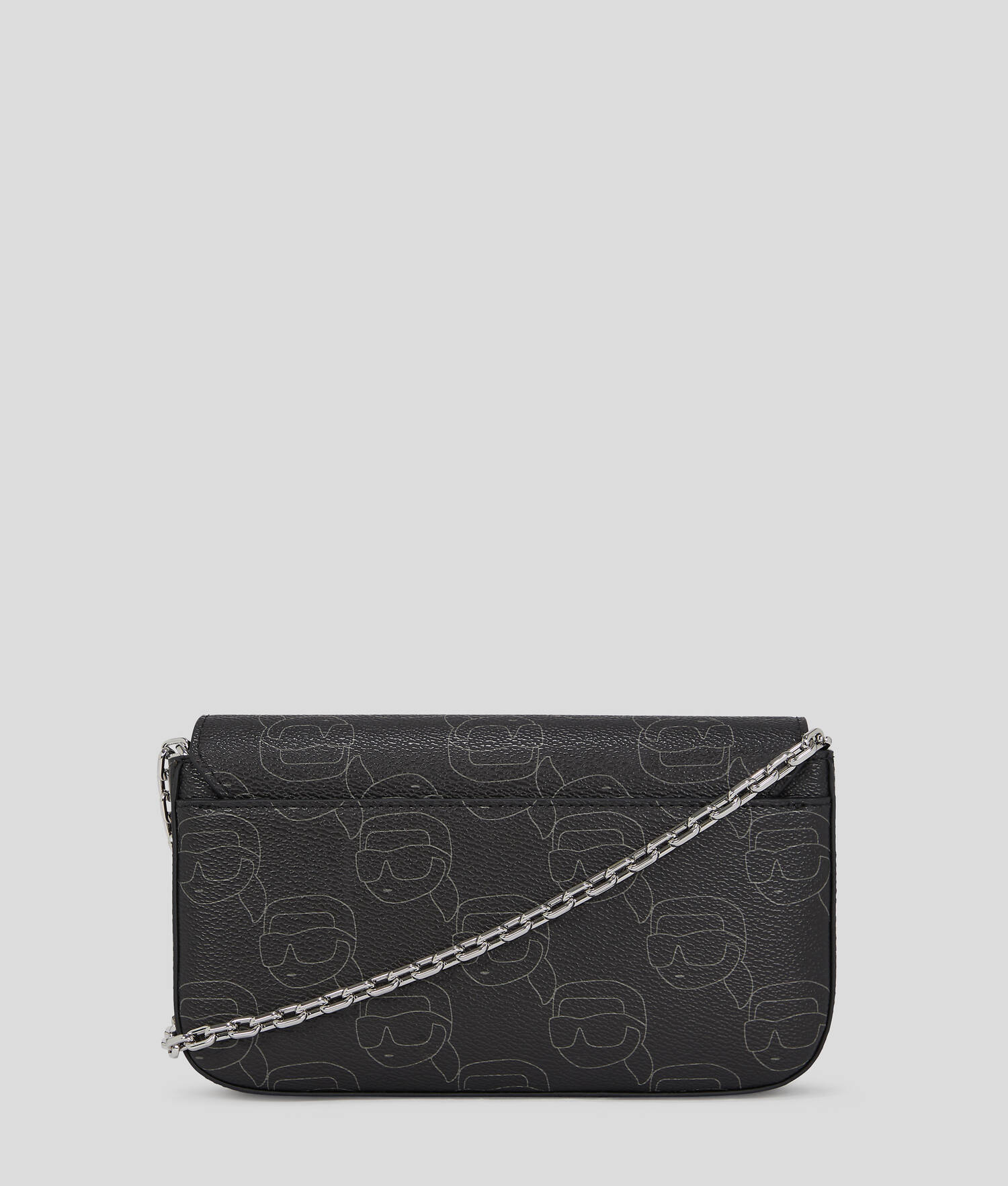 POCHETTE IKON MONOGRAM - NFT All Over Pattern Noir