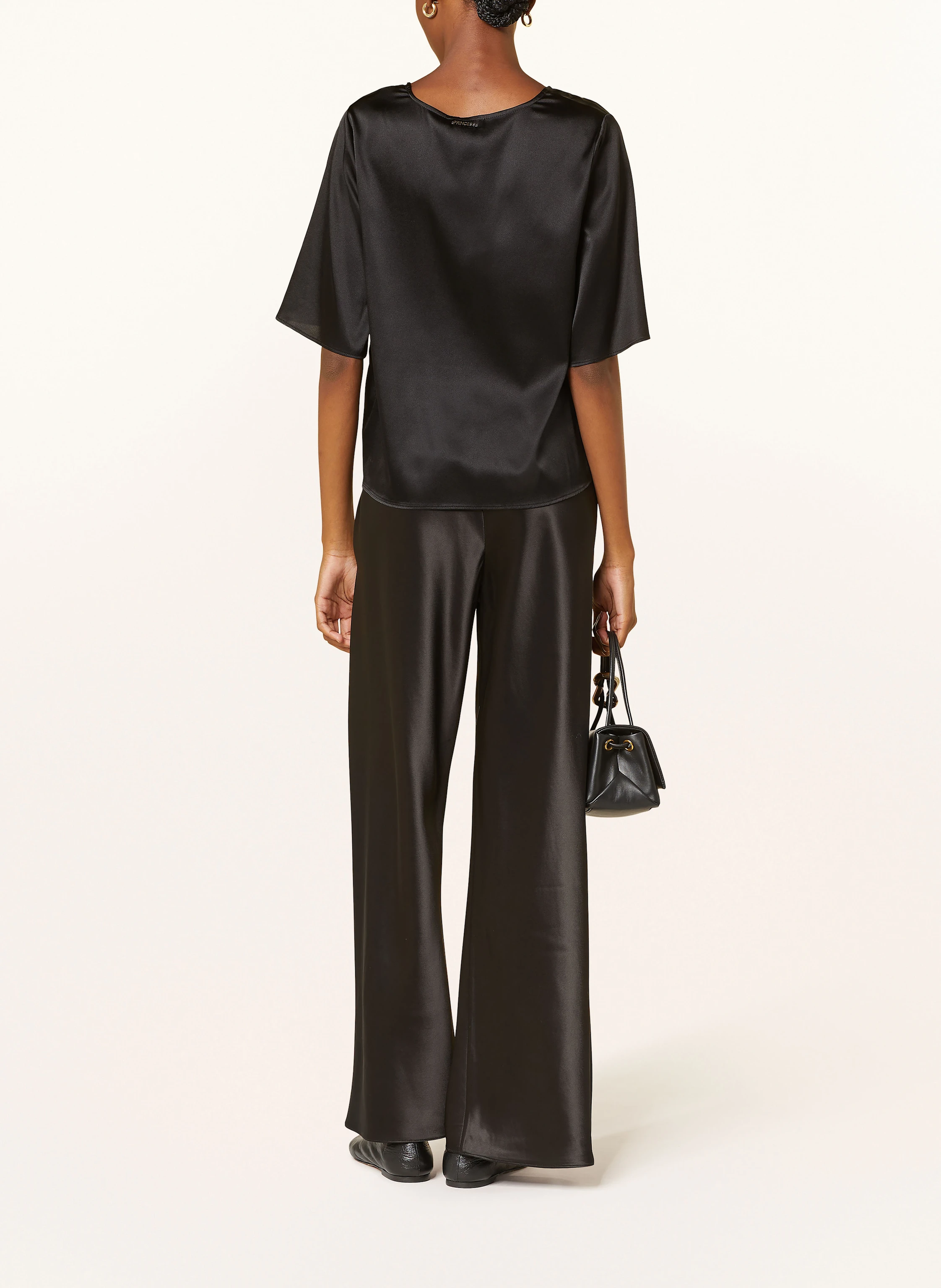 Princess GOES HOLLYWOOD Cropped-Blusenshirt aus Seide