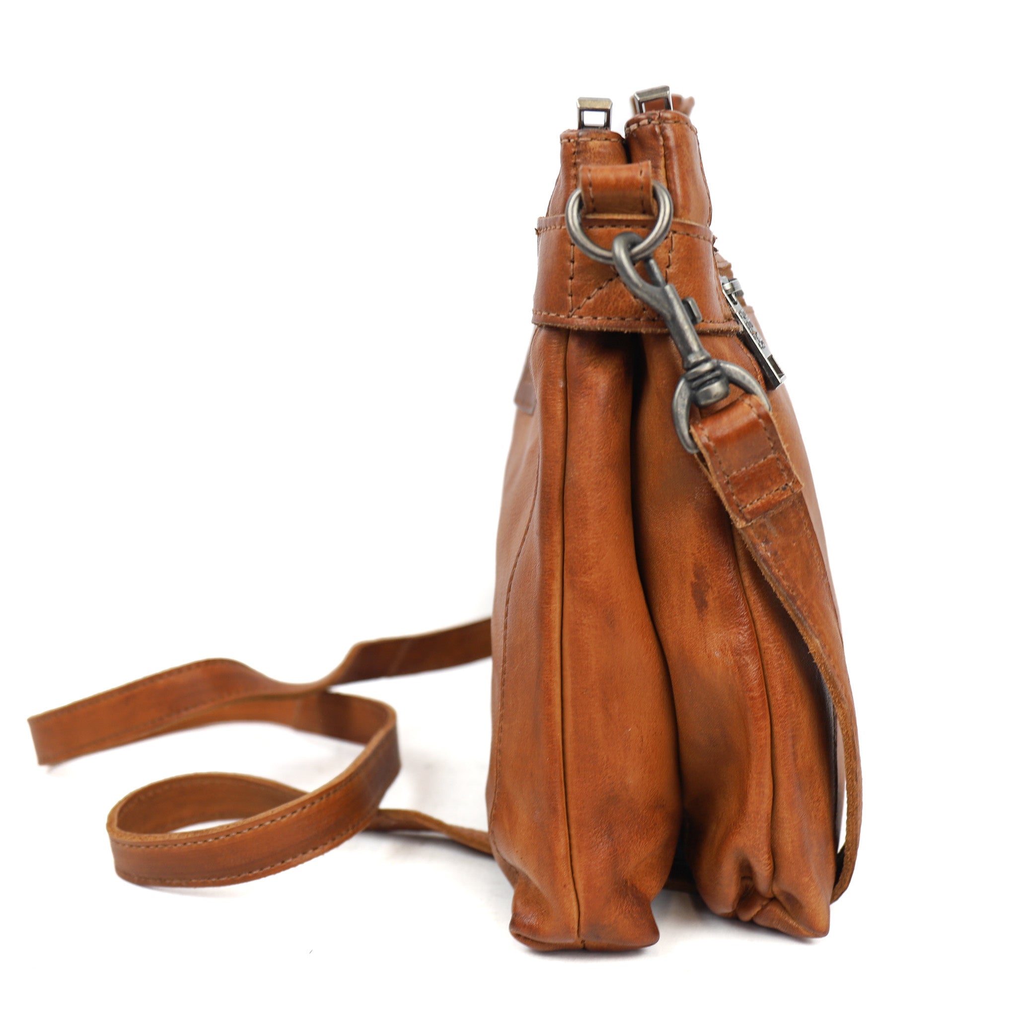 Schoudertasje 'Teppie' cognac - CP 2220 Cognac