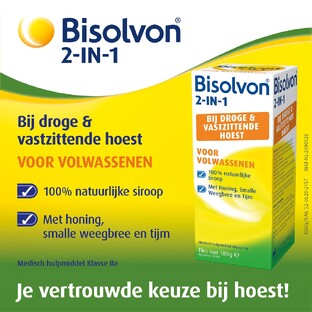 Bisolvon 2-in-1 Voor Volwassenen 180GR