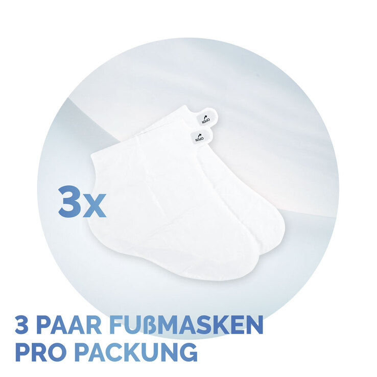 Scholl intensiv pflegende Fußmaske in Socken, 3X2 St