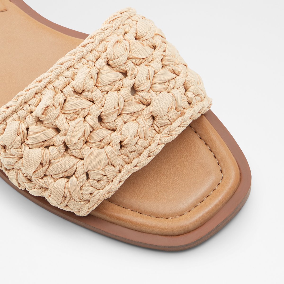 Solena Natural Women Flat Sandals