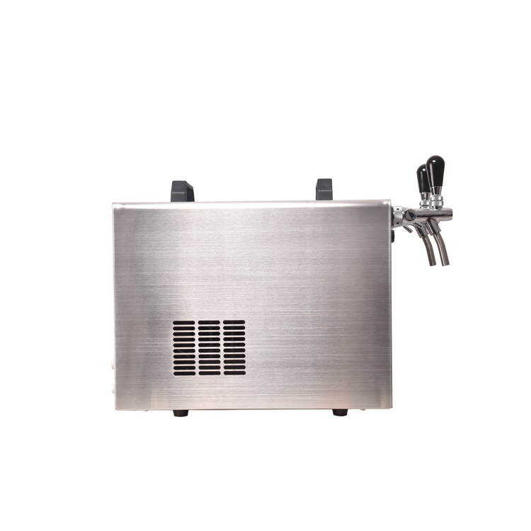 Komplett Set - Zapfanlage STREAM 50 Bierkoffer, Bierzapfanlage, Durchlaufkühler 2-leitig Trockenkühler, bis zu 55 Liter/h - Silver Edition, Zapfkopf:ohne,Zapfkopf 2:ohne