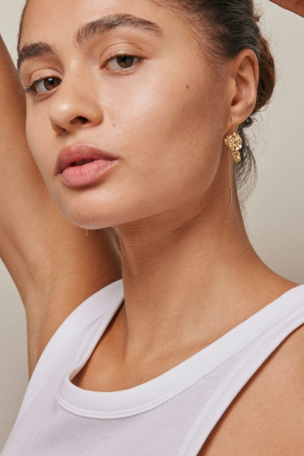 Enamel Copenhagen Earring, Kim 925s gp m