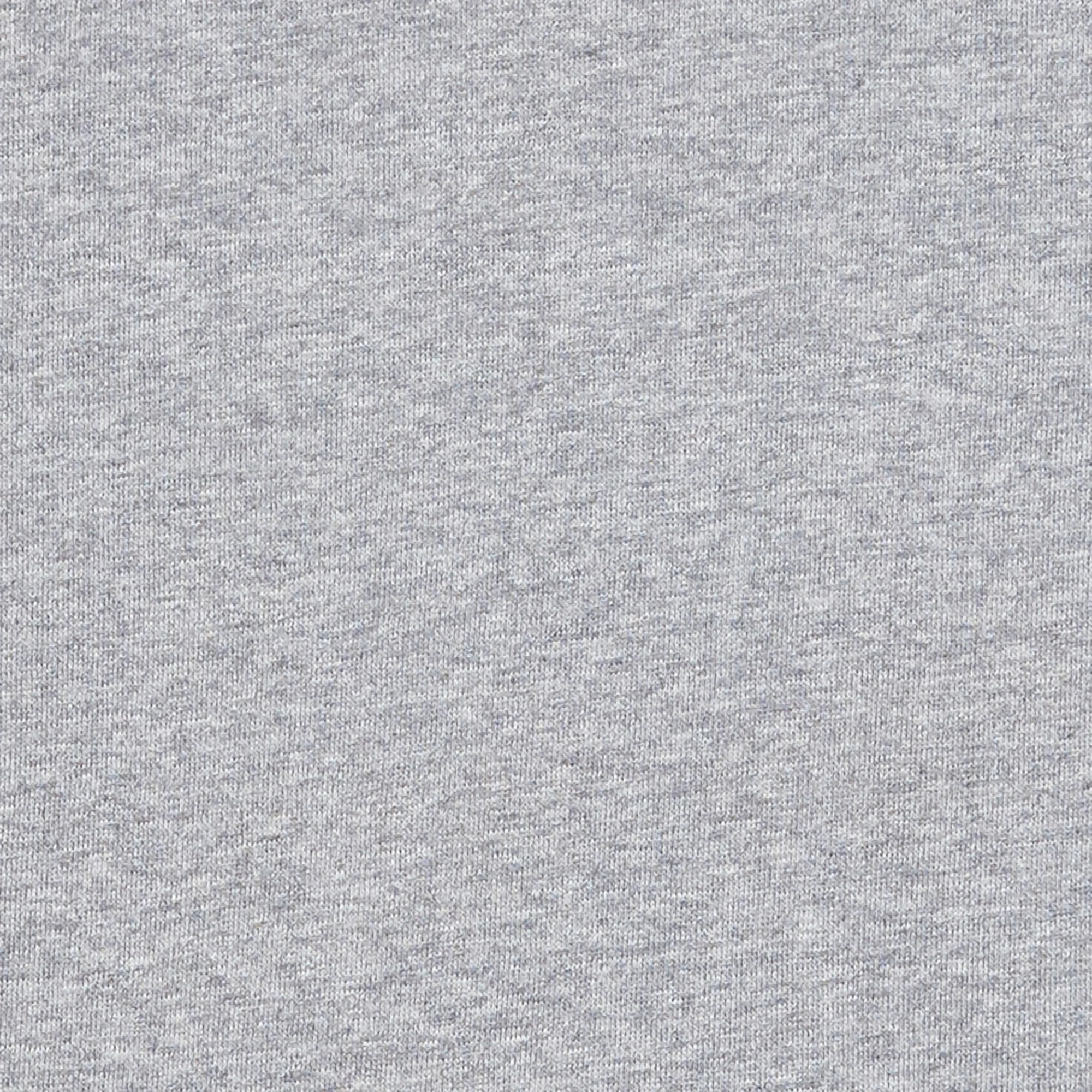 Sweat col rond slim-fit logo sérigraphié en coton | Gris