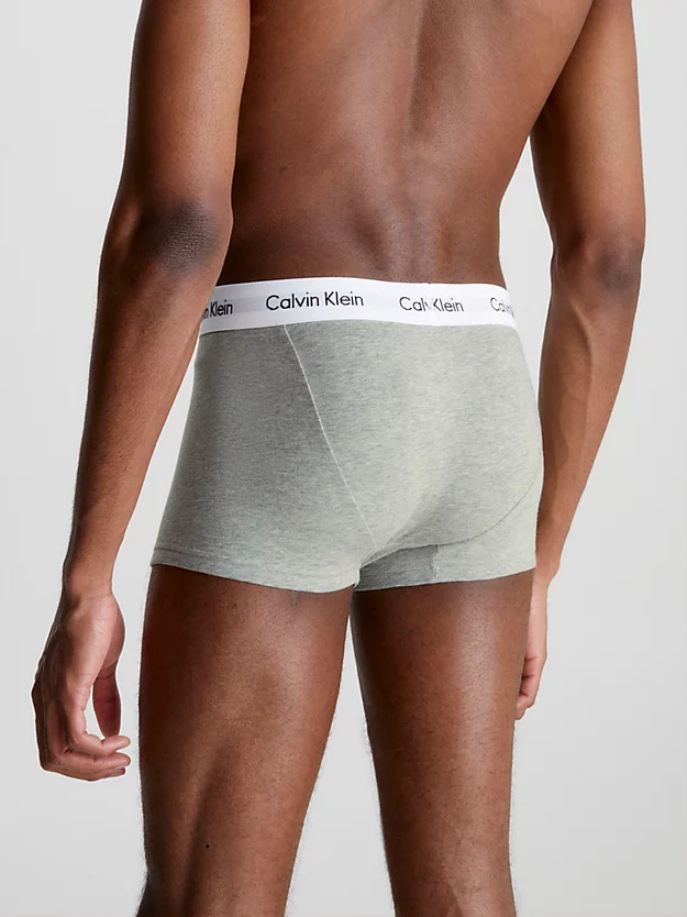 Pacote com 3 Cuecas Boxer de Cintura Baixa - Algodão Elástico