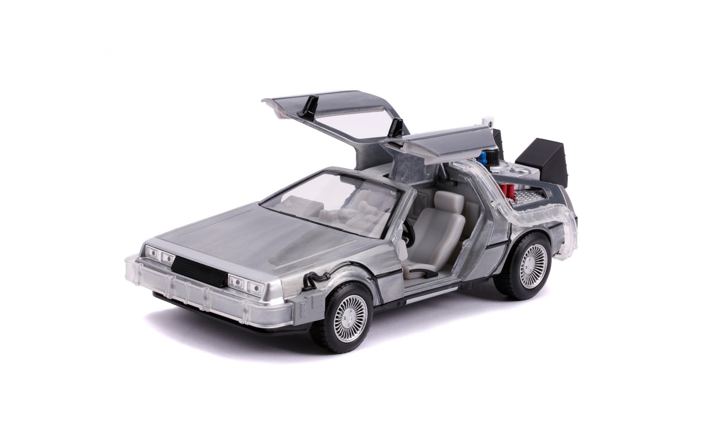 Sportwagen Back to the Future 2 Time Machine 1:24Back to the Future 2 Time Machine Sammlermodell im Massstab 1:24