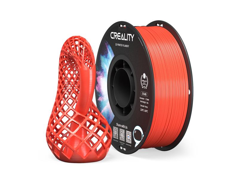 Creality Filament ABS, Rot, 1.75 mm, 1 kg ABS 3D Drucker Filament