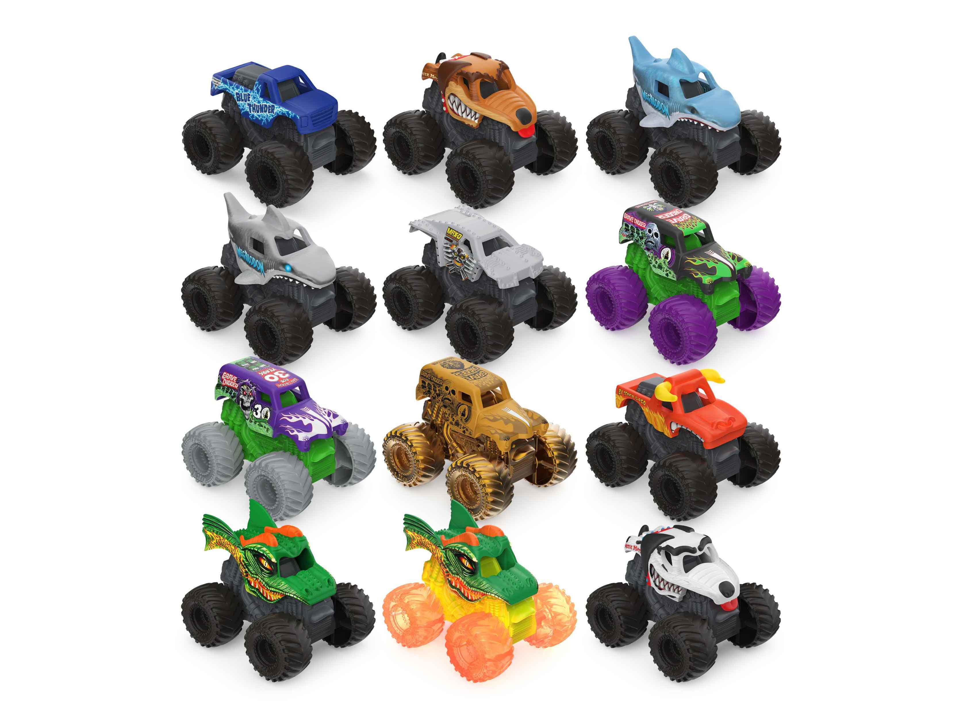 MINI VEICULO MONSTER JAM MODELOS SORTIDOS