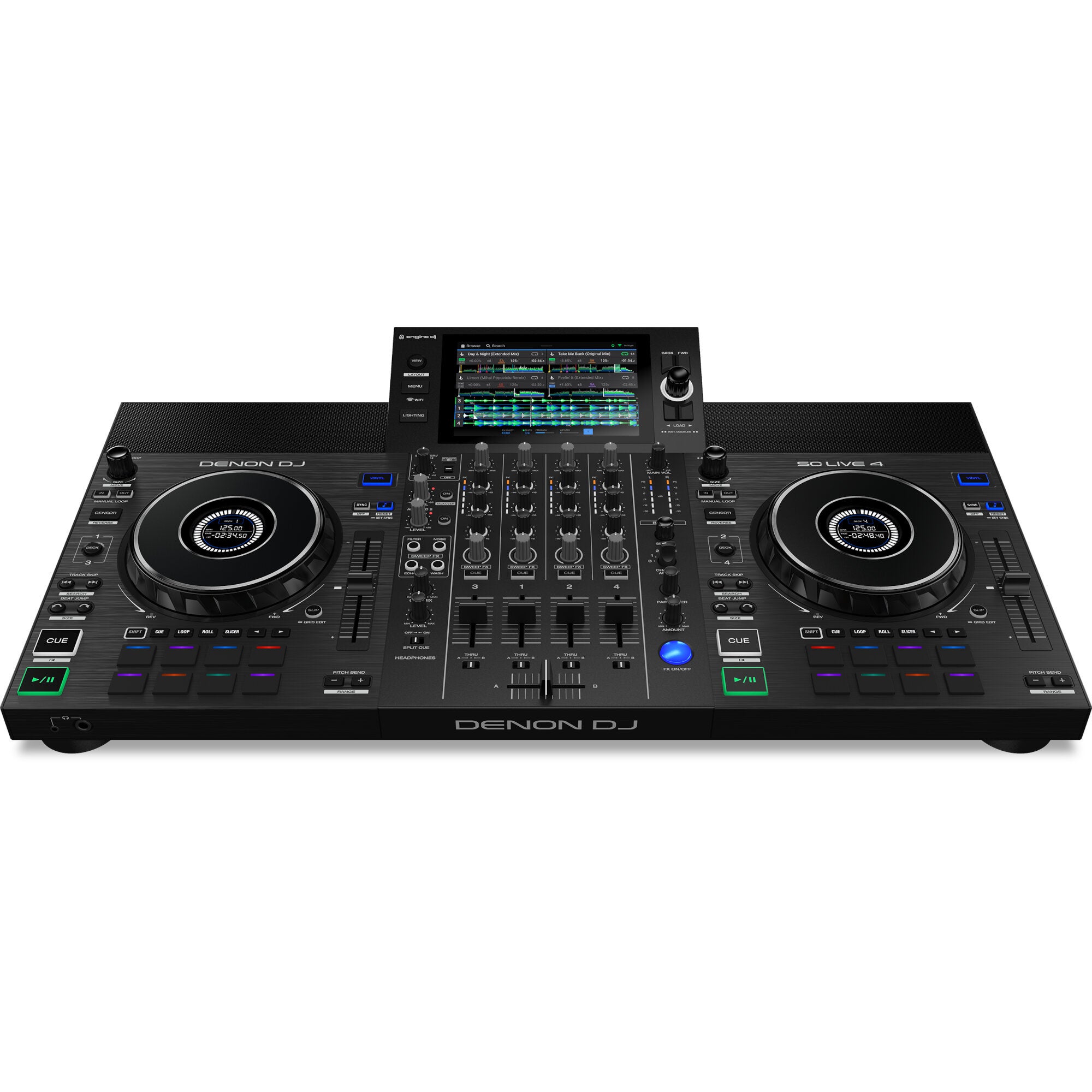 Denon DJ SC LIVE 4 4-kanaals standalone DJ-controller