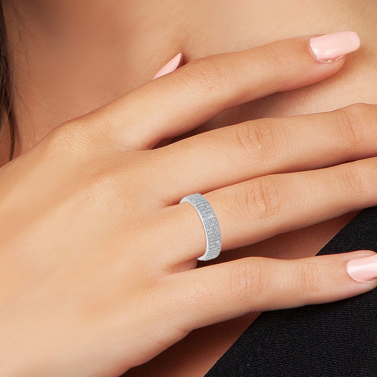 Bague SC Crystal ornée de Zirconium