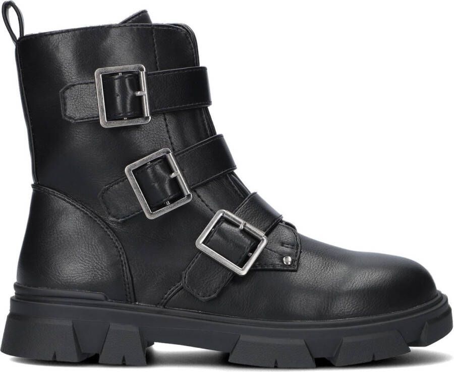 Bullboxer Aaf504 Veterboots Laarzen Met Veters Zwart