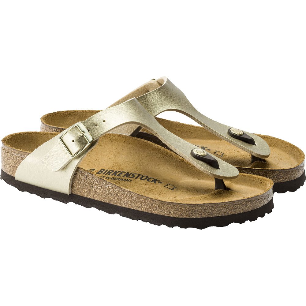 Birkenstock Gizeh Birko-Flor® Sandalen Damen gold