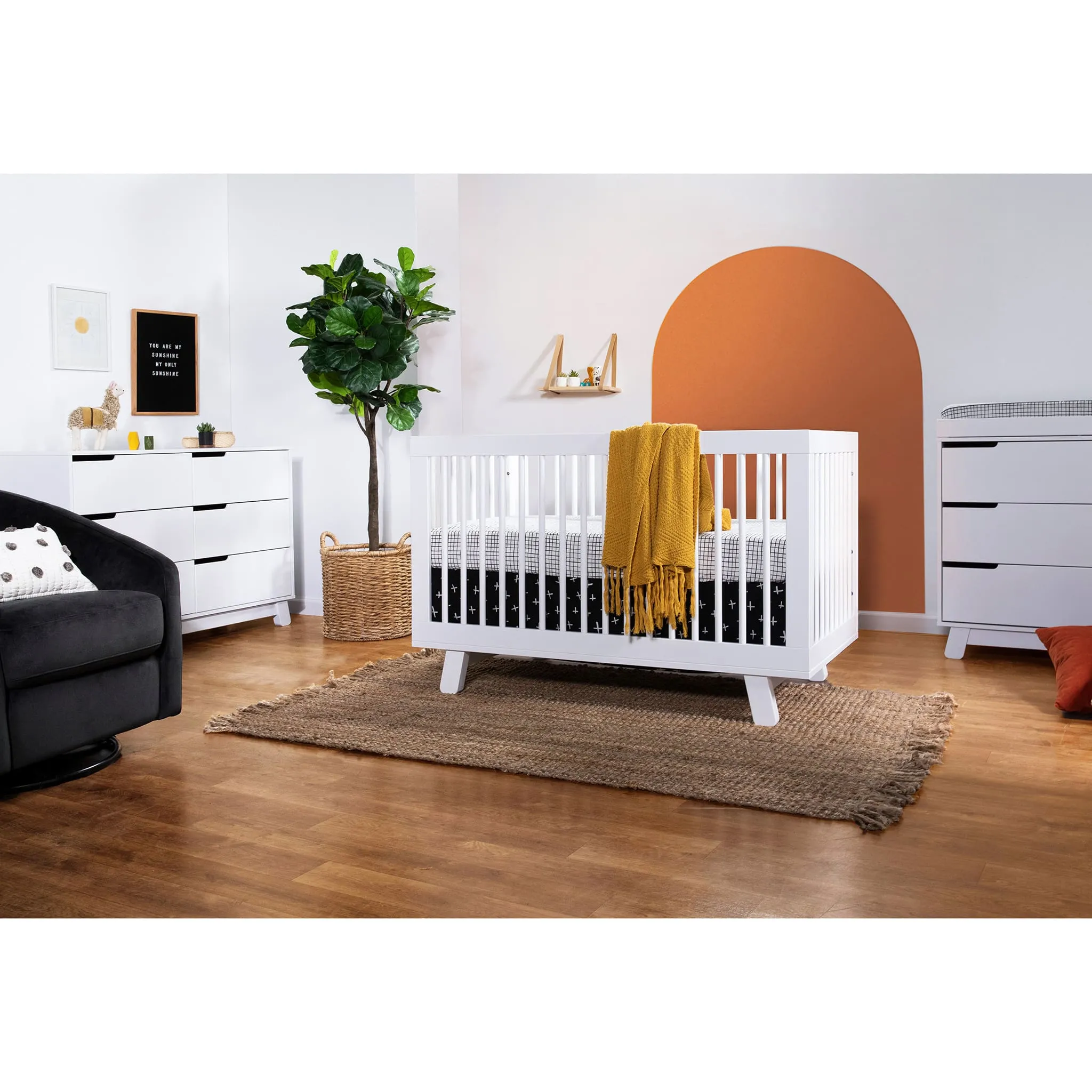 Babyletto Couchette Convertible 3 en 1 Hudson - Blanc