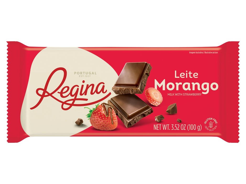 CHOCOLATE REGINA AROMA MORANGO 100G