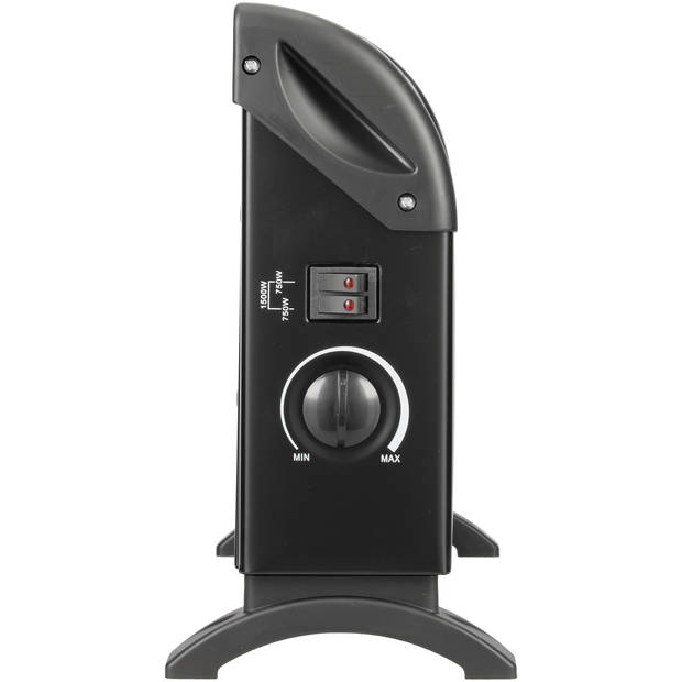 Blokker BL-24303 convectorkachel zwart - 1500W