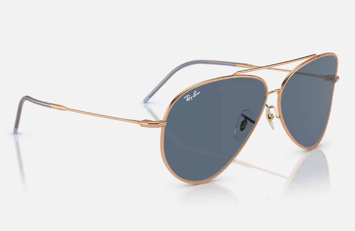 Ray-Ban<br>Aviator Reverse Polished Rose Gold