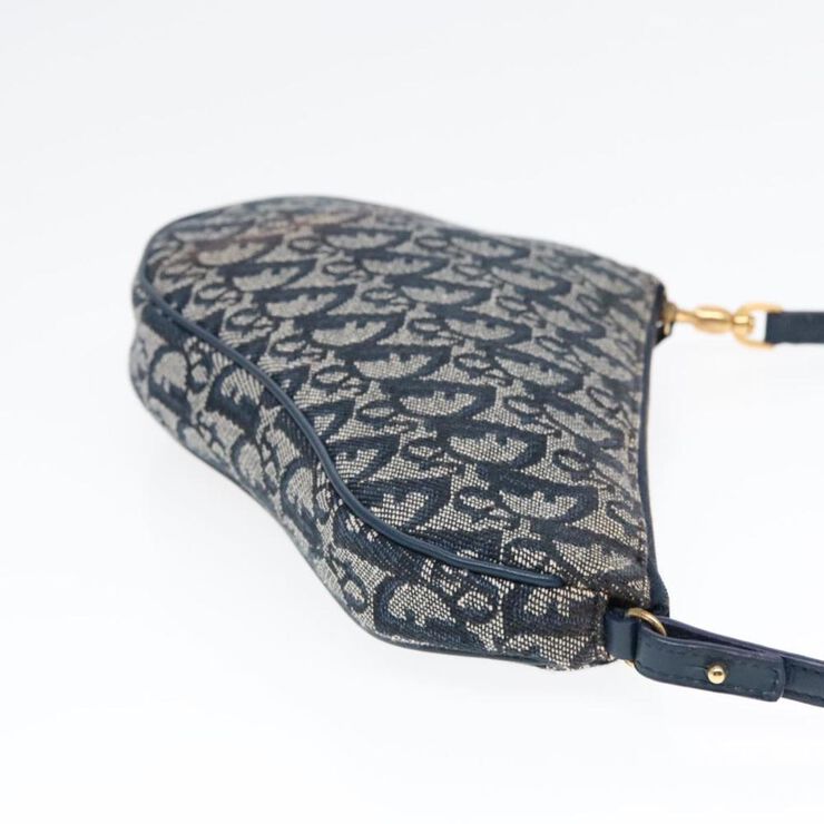 Dior Vintage Dior Saddle Bag Navy