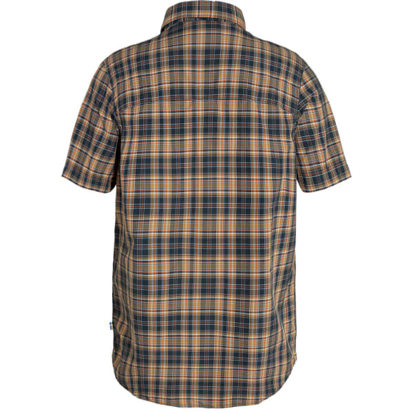 Chemise randonnée FJALLRAVEN ABISKO HIKE SHIRT SS M DARK NAVY-BUCKWHEAT