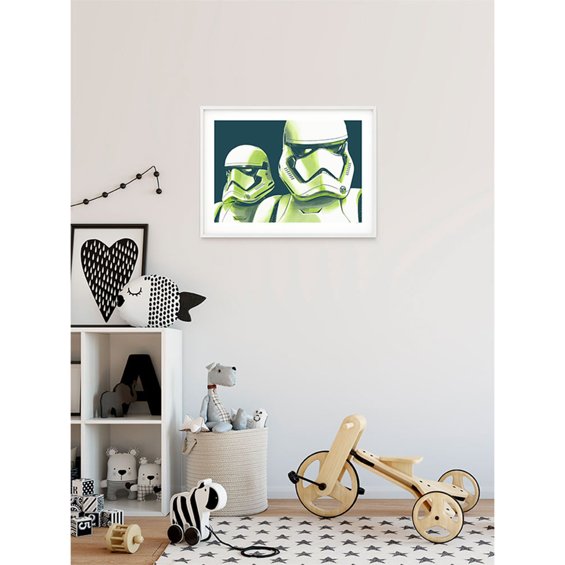 Wandbild STAR WARS FACES STORMTROOPER - 70x50 cm