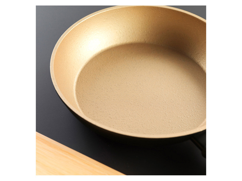 Aluminium braadpan Opulence collectie zwart/goud
