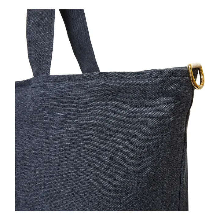 Adorna Sac week-end en lin | Bleu marine