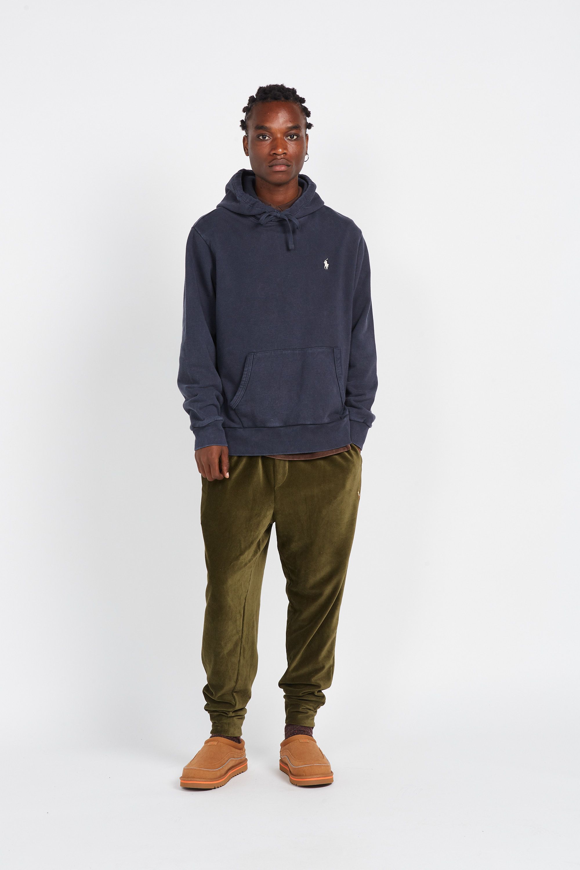 POLO RALPH LAUREN Sweat  Loopback Fleece Hoodie Noir