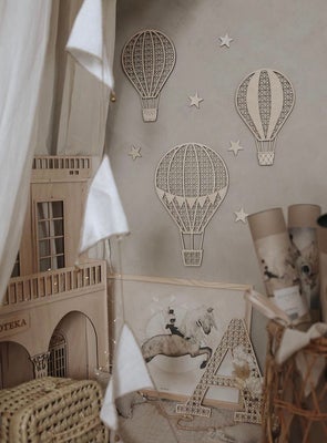 lis wycina Hot Air Balloon Veggdekorasjon