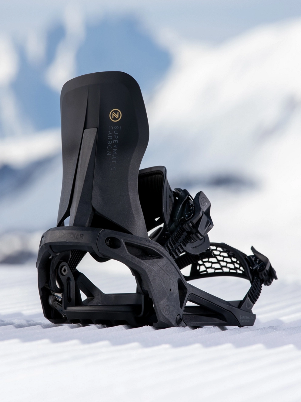 Nidecker Supermatic Carbon 2025 Snowboard Bindings black