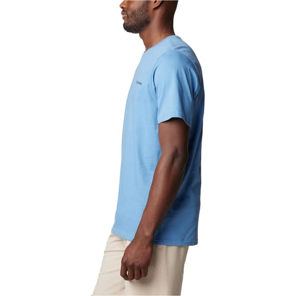 T-shirt COLUMBIA ROCKAWAY RIVER BACK GRAPHIC SHORT SLEEVE TEE SKYLER/ROCKY ROAD