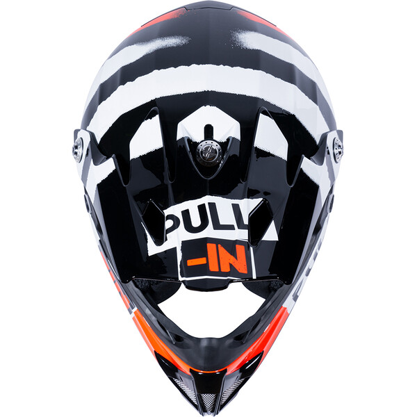 pull-in - Casque Enfant Trash Kid - 2023 Noir / Blanc / Orange