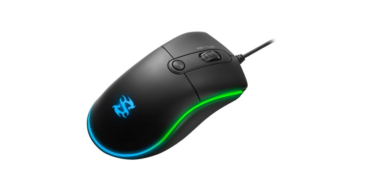SharkoonSKILLER SGM2 optische gaming muis  (Zwart, 400 - 6400 dpi, RGB leds)