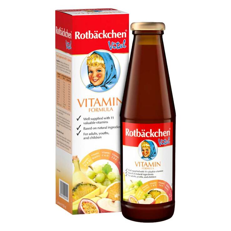 Rabenhorst Rotbäckchen Vital Vitaminformel Saft, 450 ml