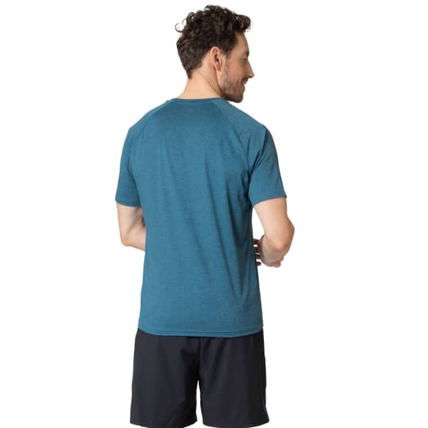T-shirt running ODLO ESSENTIAL 365 TS CREW NECK S/S BLUE WING TEAL MELANGE