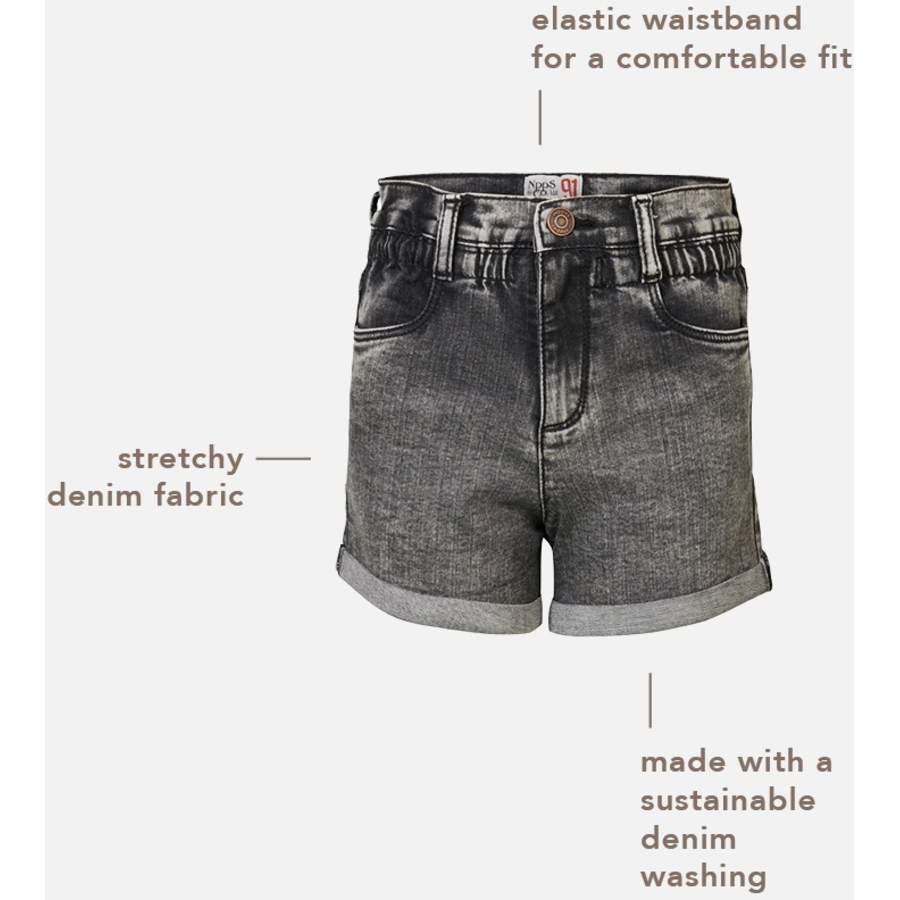 Noppies Jeans Shorts Pelham Grey Denim