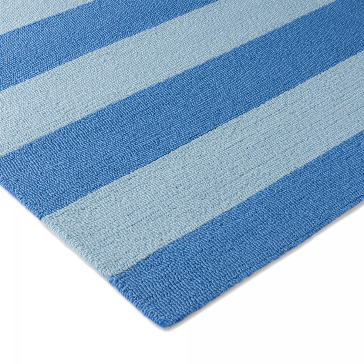 Tapis extérieur bleu 140x200 cm