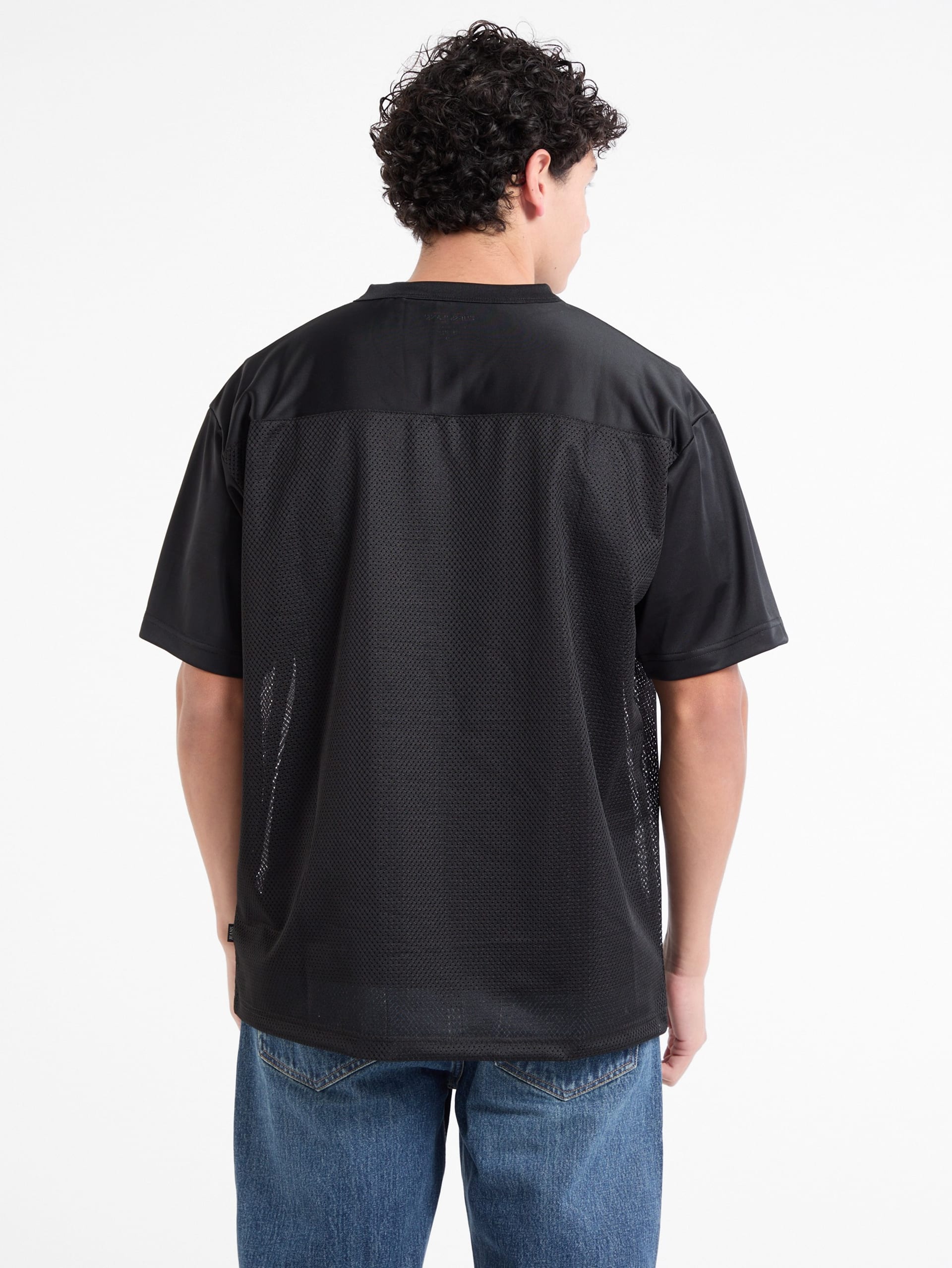 Camiseta de malha com decote em V 81