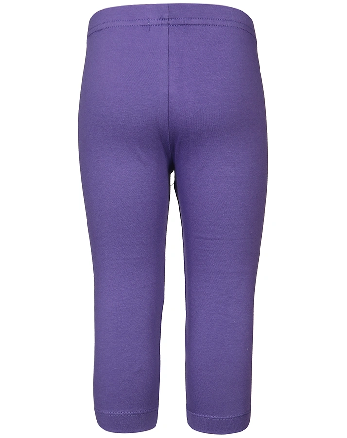 Capri-Leggings LYNFORD mit Glitzer-Schmetterling in lila