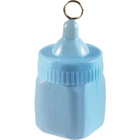 amscan Ballongewicht in Babyfläschchenform, hellblau, 80 g