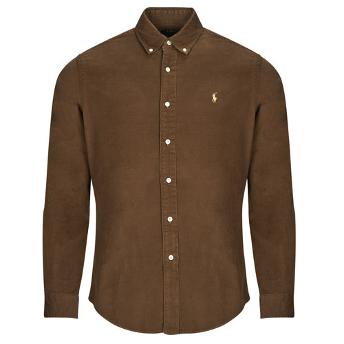 Polo Ralph Lauren - CHEMISE COUPE DROITE EN VELOURS COTELE Marrón