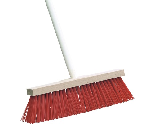 Straatbezem 40 cm met steel