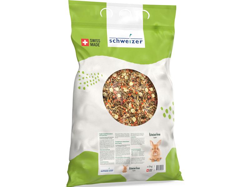 Eric Schweizer Hauptfutter für Kaninchen, 5 kg Kaninchenfutter