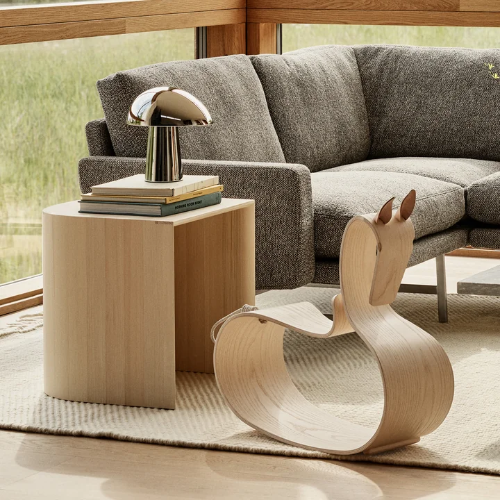 Fritz Hansen - Taburet Hocker, Kirsche geölt
