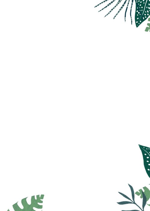 Greetz | Uitnodiging tuinfeest | tropical