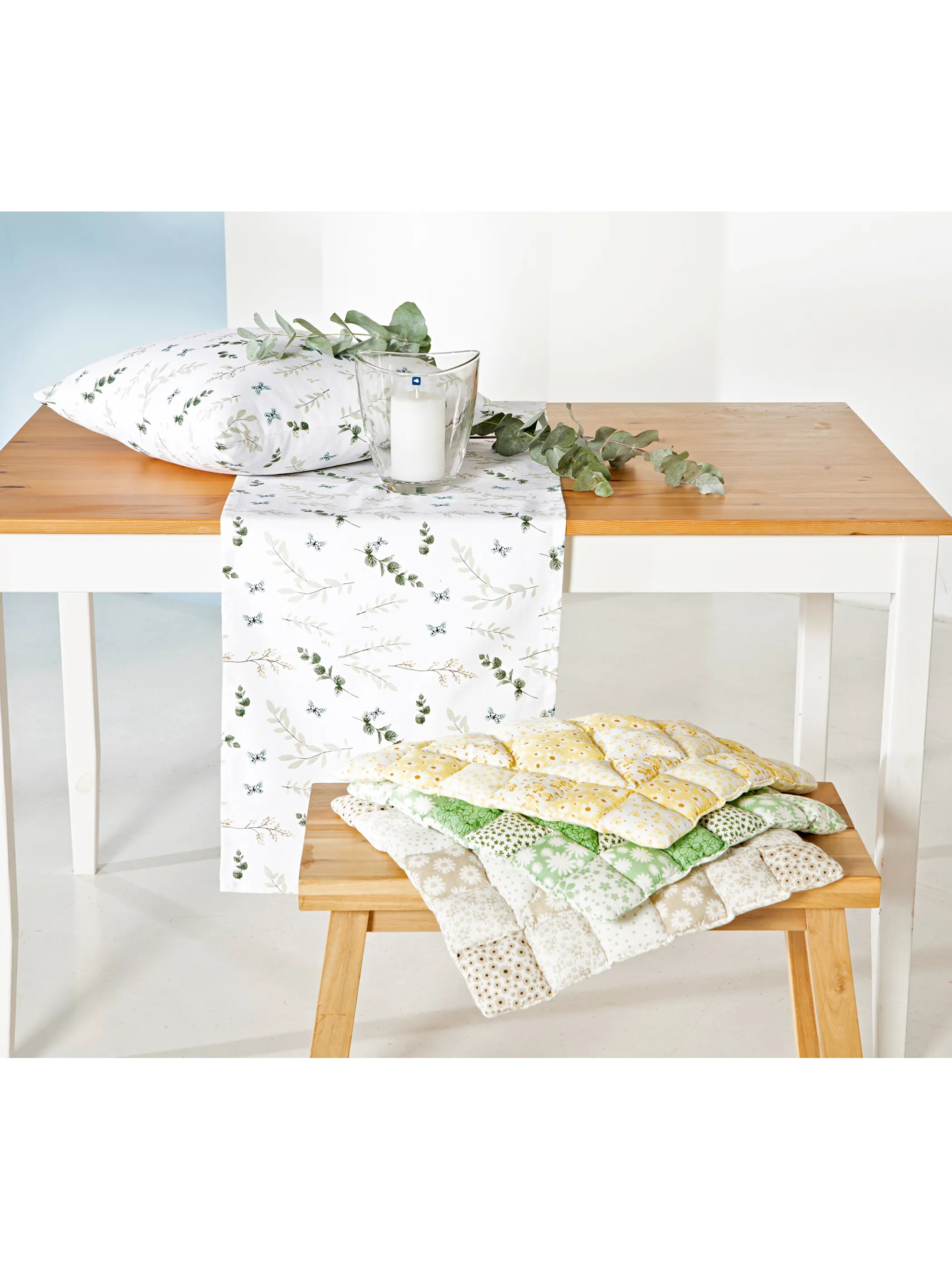 Tischläufer mit Schmetterlings-Print 40x140 cm