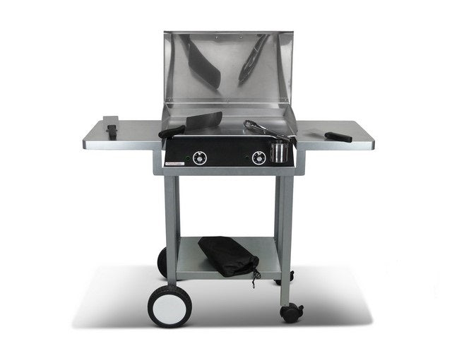 Pack plancha électrique PlanchaElec Lux 600 Carbon - Chariot Monceau P