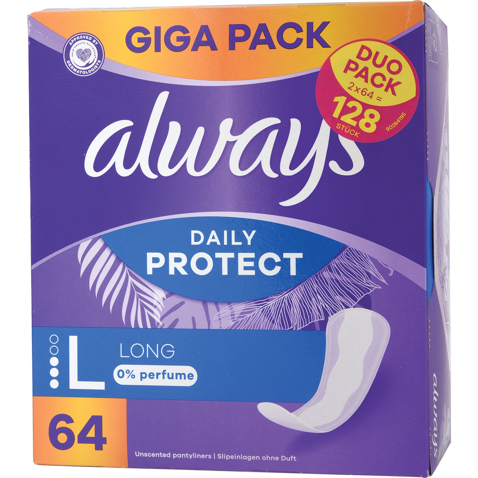 Always Slip Protection Long 2 x 64 Einlagen