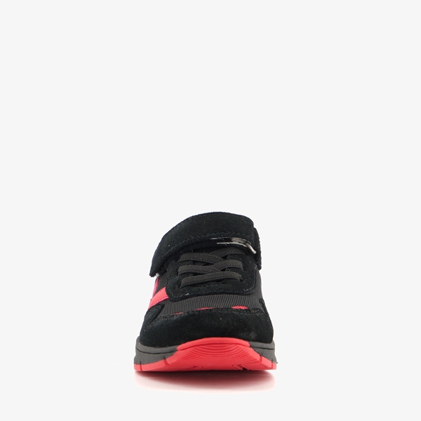TwoDay leren jongens sneakers met rode details