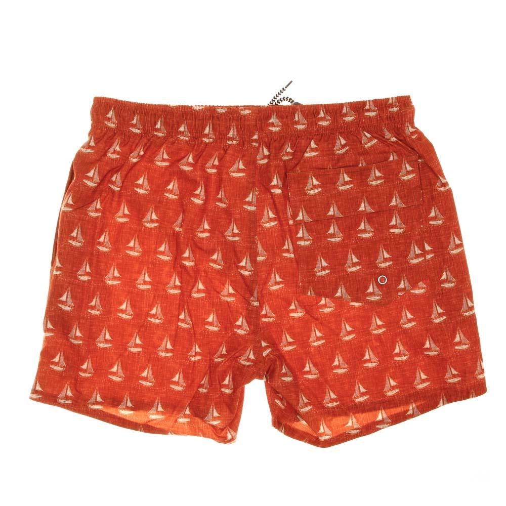 Sun project Short de bain Imprimée Orange Homme Sun project 3056